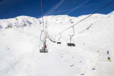Ski resort St. Anton clipart