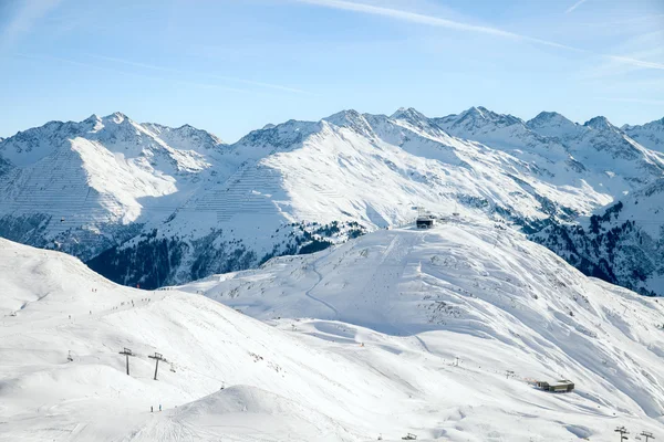 Estación de esquí alpino St. Anton — Foto de Stock