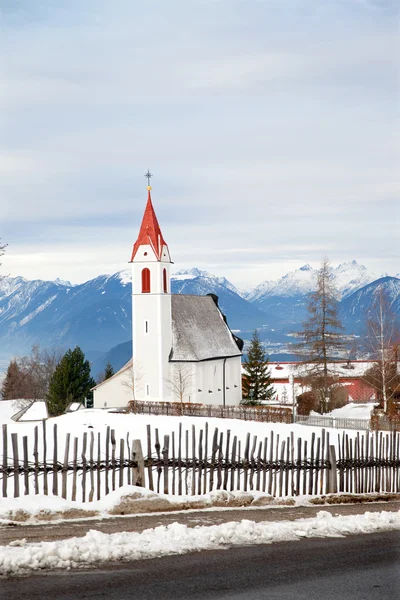 Small alpine village, Austrian — Stock Photo, Image