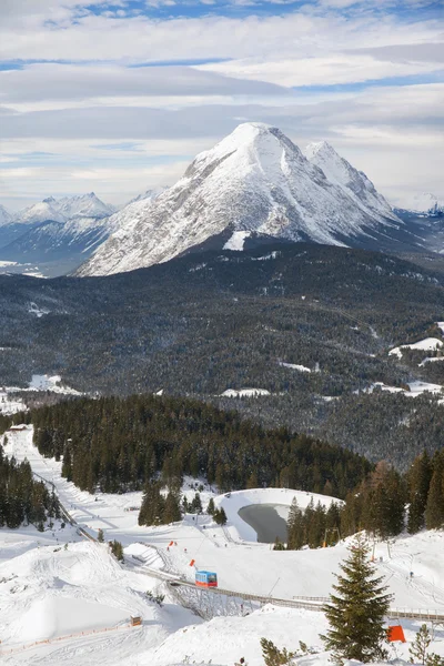 Seefeld região de esqui olympia — Fotografia de Stock