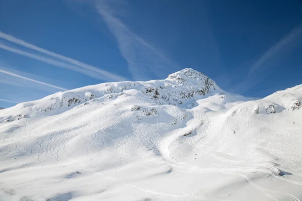 Alpines Skigebiet st. anton — Stockfoto