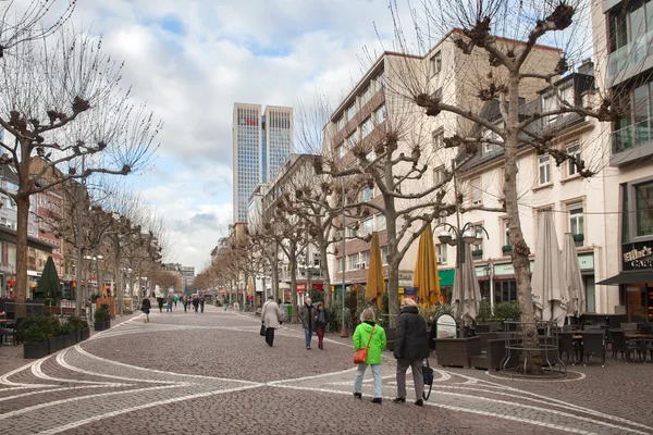 A avenida Zeil no inverno — Fotografia de Stock