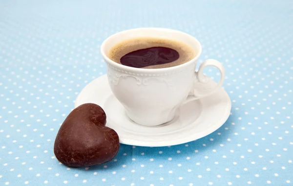 Espresso und Schokokekse — Stockfoto