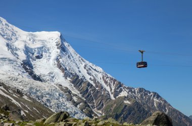 Teleferik Chamonix üzerinden kabin