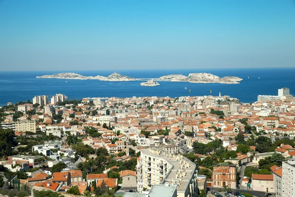 The view of Marseille's water area — Stock Photo, Image