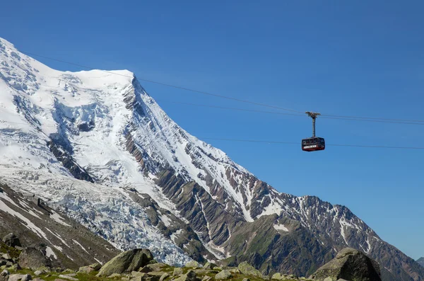 Die Kabinenbahn von Chamonix — Stockfoto