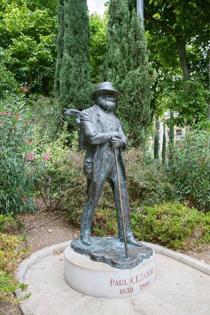 Resultado de imagen de estatua de cezanne aix