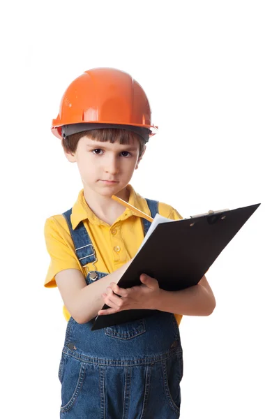 Bauarbeiter-Junge — Stockfoto