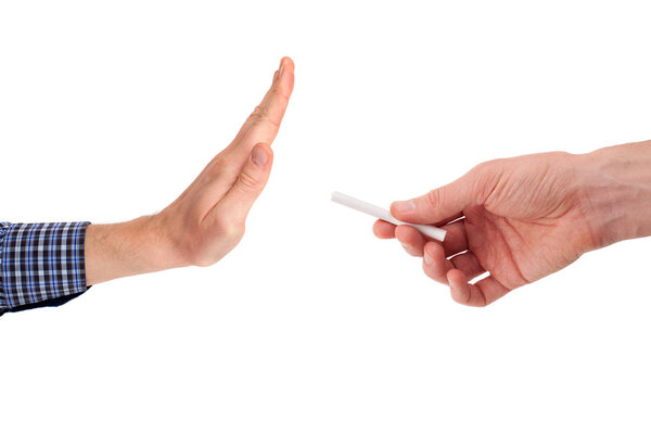 The concept - "smoking is not cool"