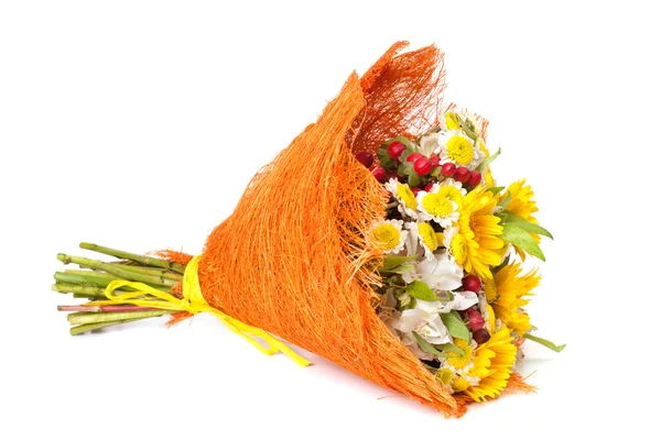 Bouquet von leuchtend gelb-orangen Blüten — Stockfoto