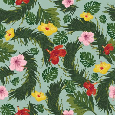 Tropik çiçekler sorunsuz