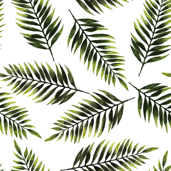 Palm blad patroon — Stockvector