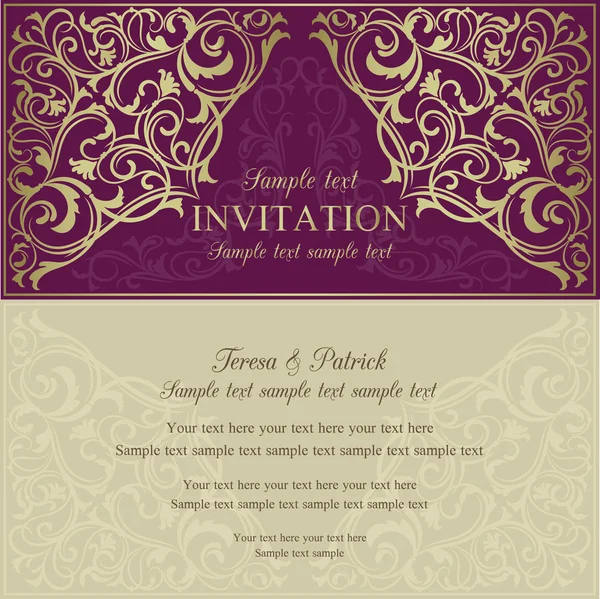 Şark davet, mor ve bej