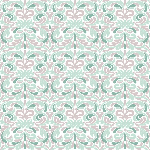 Pastel baroque pattern — Stock Vector