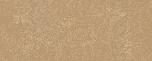 Elegante Vector Delicate Achtergrond Beige Tinten Met Een Textuur Van — Stockvector