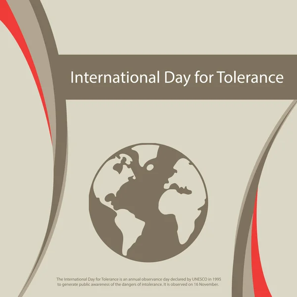 Dia Internacional Tolerância —  Vetores de Stock