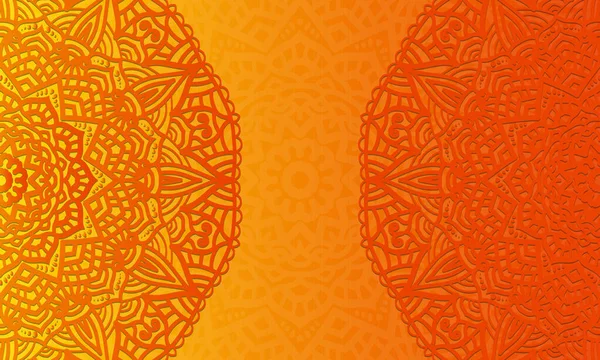 Abstrakte Bunte Mandala Design Hintergrund — Stockvektor