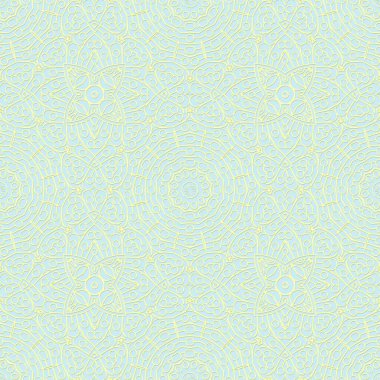 Açık renksiz desenli mandalalı. Kusursuz arka plan tasarımı. Süslü tasarım..