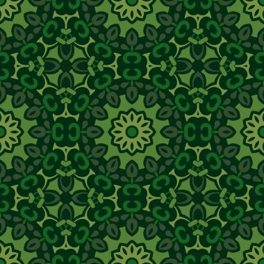 Renkli renksiz mandala tasarımı. Geometrik oryantal çiçek desenli arka plan.