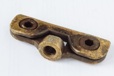 Eski pirinç kazıyıcı gövde