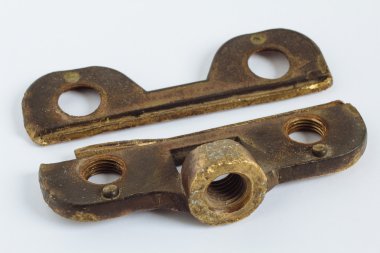 Eski pirinç kazıyıcı gövde