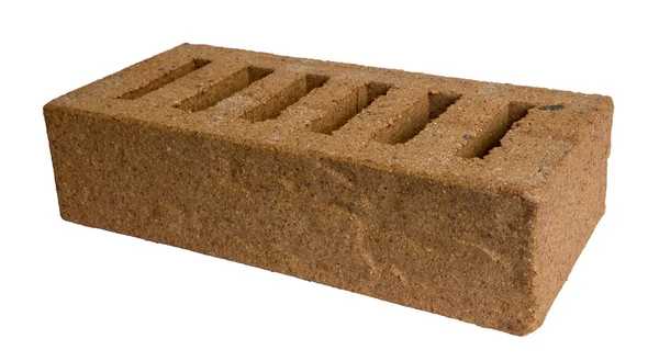 Facing brick isolated — Stock Photo, Image