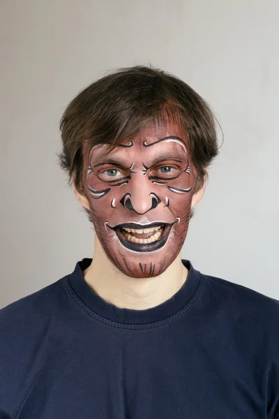 Monkey face painting — Stock Photo, Image