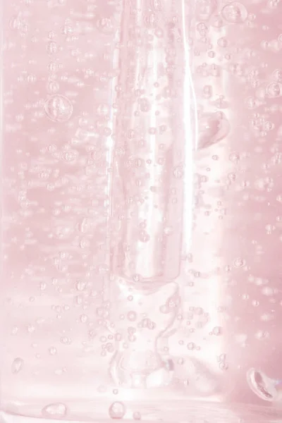 酸素の泡を基調としたピペットのソフトフォーカス垂直背景の詳細 — ストック写真
