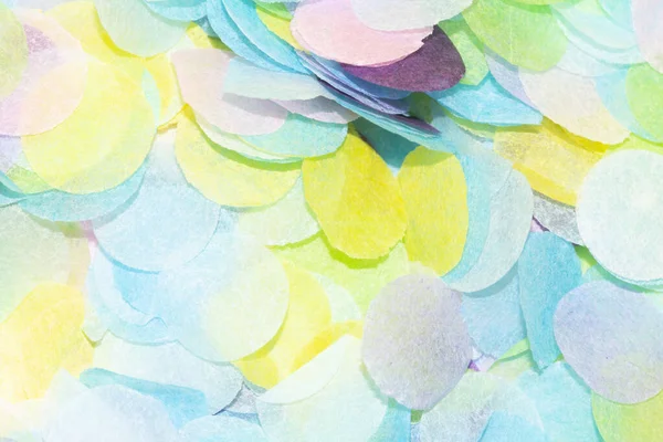 Coriandoli di carta colorata da vicino macro — Foto Stock