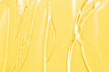 Sarı şeffaf jel makro, dokuyu kapat