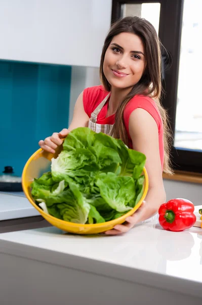 Cooking for family healthy food. — Stock Photo, Image