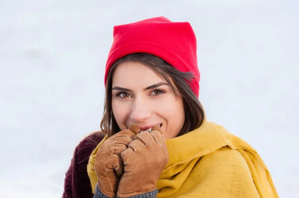 Glücklich gesunde junge Frau — Stockfoto