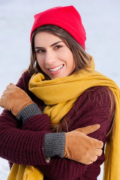 Glücklich gesunde junge Frau — Stockfoto