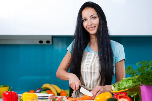 Healthy lifestyle cooking at home. — Stock Photo, Image