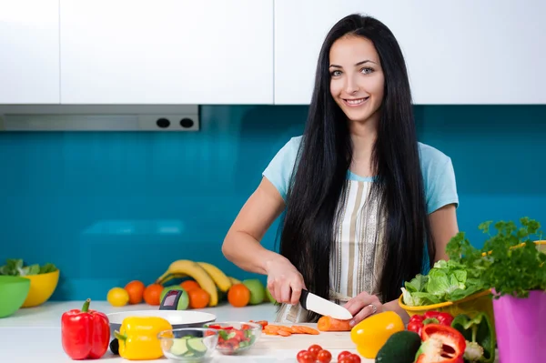 Healthy lifestyle cooking at home. — Stock Photo, Image