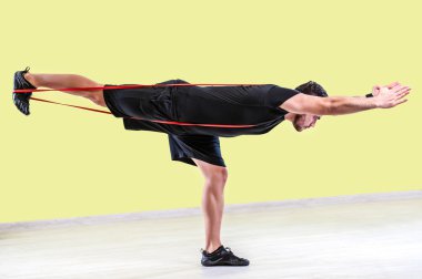 Lastik bant ile çalışma dışarı