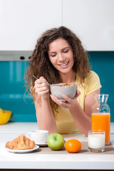 Gesundes Frühstück für ein gesundes Leben. — Stockfoto