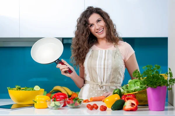Healthy lifestyle, cooking at home concept. — Stock Photo, Image