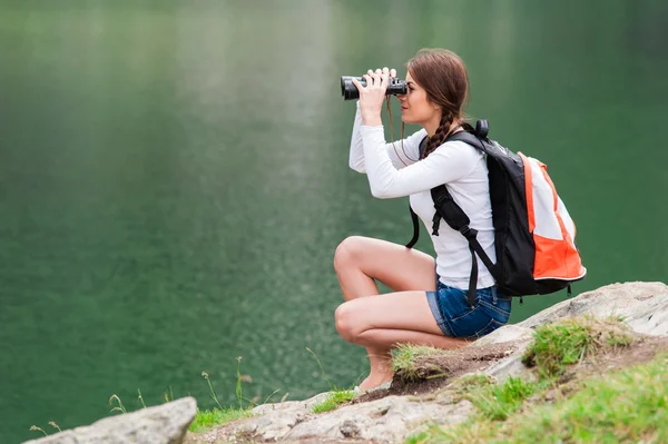 Scene from Balea Lake, Romania. — Stock Photo, Image