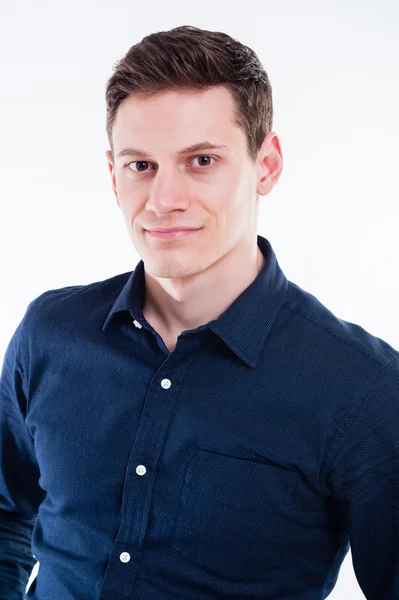 Joven retrato de hombre de negocios sonriendo — Foto de Stock