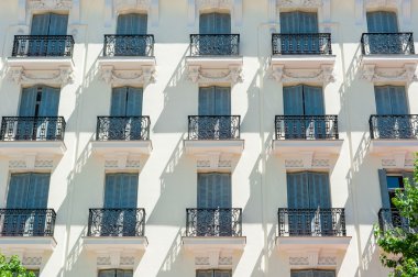 Detail of a beautiful building in Madrid ,Spain.