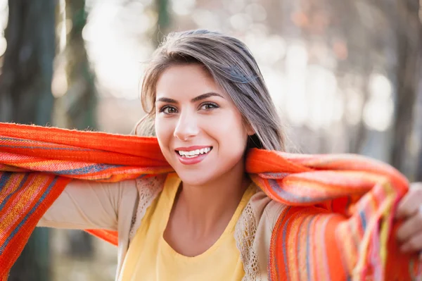 El otoño me hace feliz — Foto de Stock