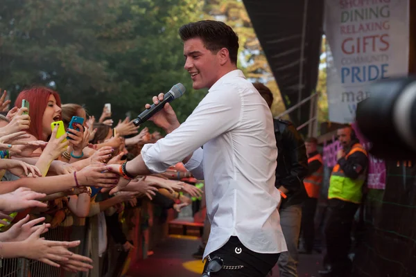 Taken perfrom live at The Rose of Tralee — Stock Photo, Image