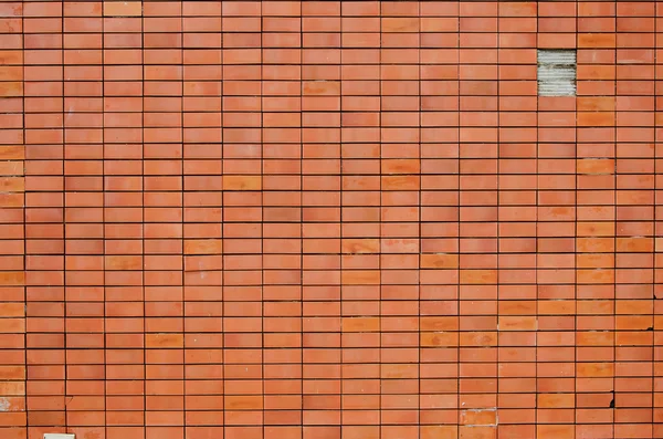 주황색 벽돌 블록 벽 — 스톡 사진