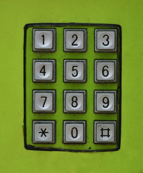 Phone number pad — Stock Photo, Image