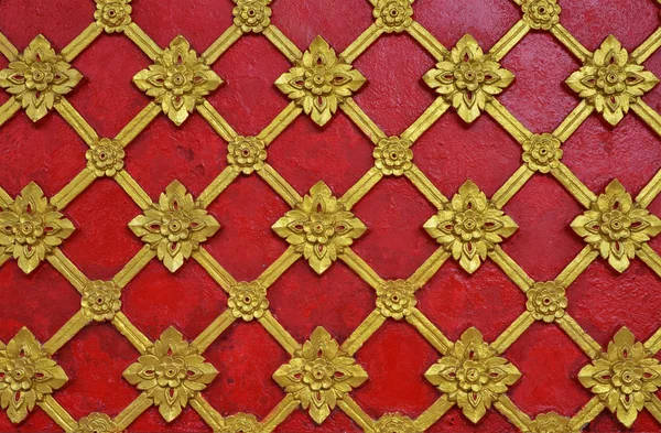 Astratto stile lai Thai rosso dorato — Foto Stock