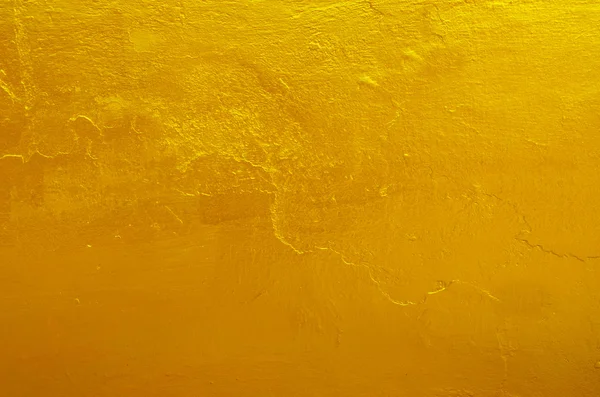 Yellow golden paining texture background — Stock Photo, Image