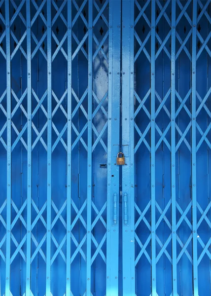 Blue vintage door — Stock Photo, Image