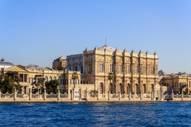 Dolmabahce palace sea view clipart