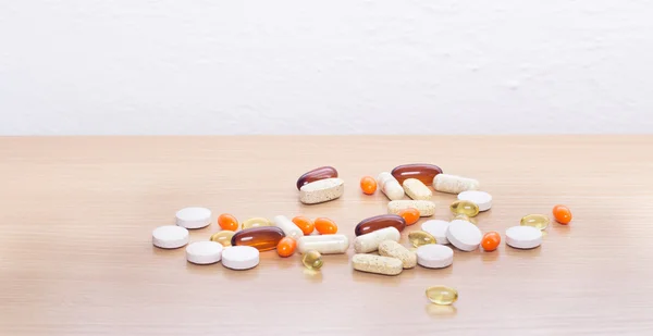 Different drugs on the table — Stock Photo, Image